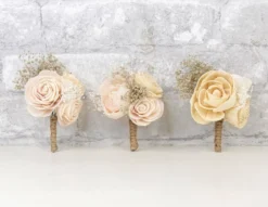 All That Glam Boutonniere (Set Of 3)