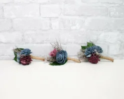 Bejeweled Boutonniere (Set Of 3)