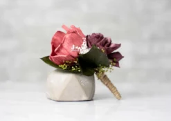Love Story Groom's Boutonniere