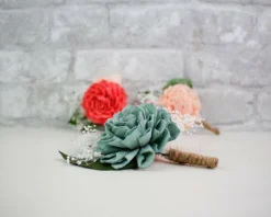 Vacay Vibes Boutonniere (Set Of 3)