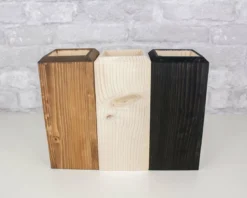 Wood Vases
